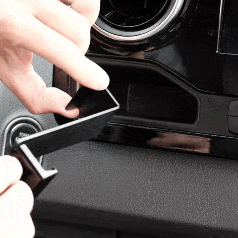 Video of Offroam Mounting Base installation for Mercedes-Benz Sprinter 2019-2026. This premium all metal phone mounting base installs easily without drilling or glue. Perfect placement without blocking screens, driver view, or air flow.